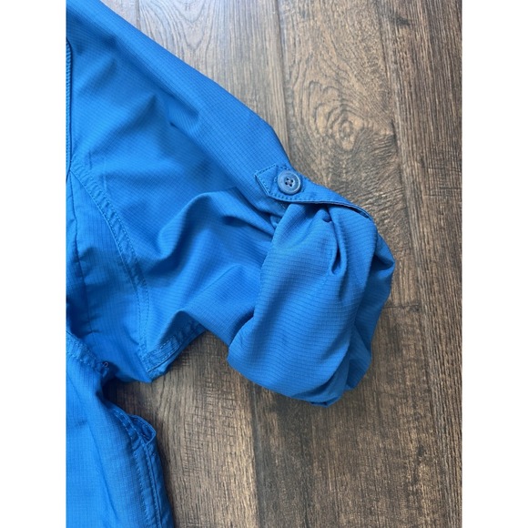 Duluth‎ Trading Shirt Mens Large Blue CoolPlus Action Fishing Hiking Outdoor L/S - Picture 5 of 8